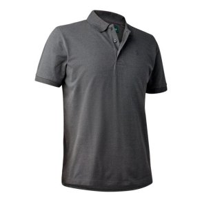 Deerhunter Harris Poloshirt Dark Grey Melange