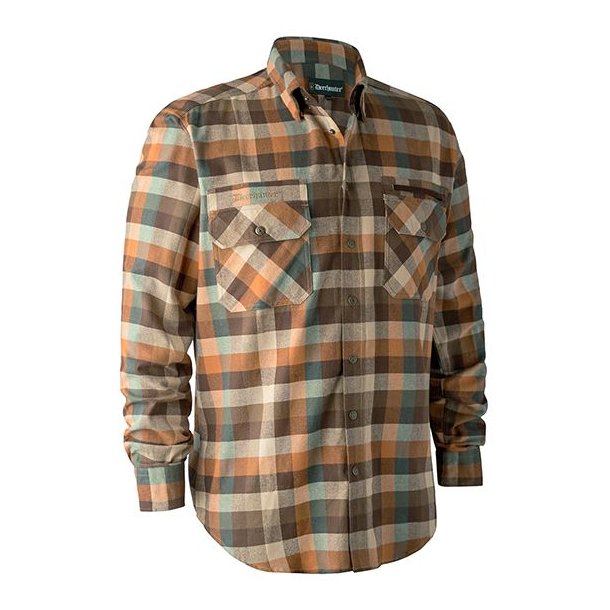 Deerhunter James Skjorte Brown check