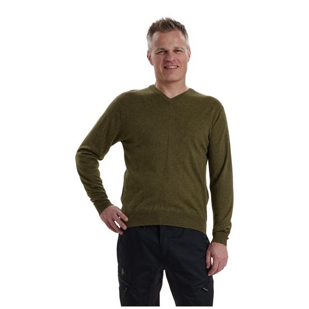 Deerhunter Kingston Strik Med V-Hals Cypress