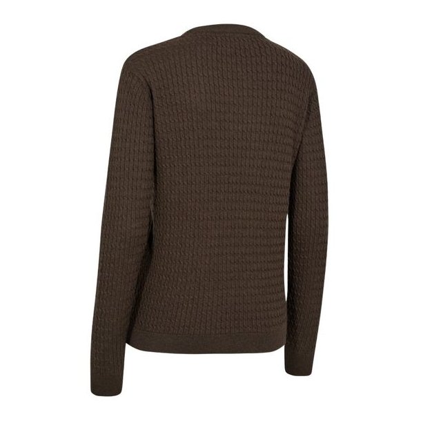 Deerhunter Lady Harrington Kabel Strik Brown Melange