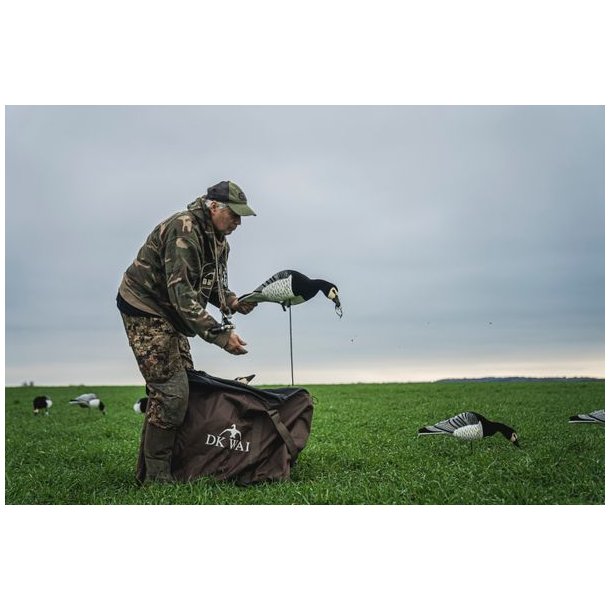 DK Wai LOD Bramgås Fuldt Flock 6 stk Locked On Decoys, Incl Bæretaske