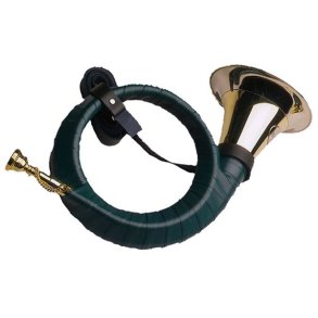 Dotzauer Jagthorn STD L�der Messing mundstykke