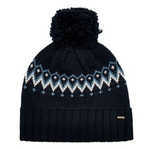 Dubarry Connolly Fair Isle Hat Navy