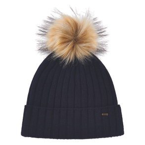 Dubarry Curlew Rib Knit Hat Navy