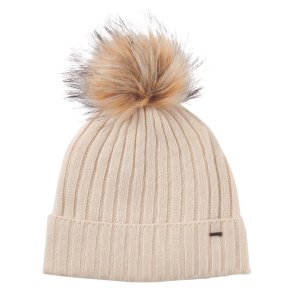 Dubarry Curlew Rib Knit Hat Chalk