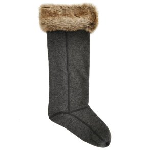 Dubarry Raftery Faux Fur Boot Liners Chinchilla