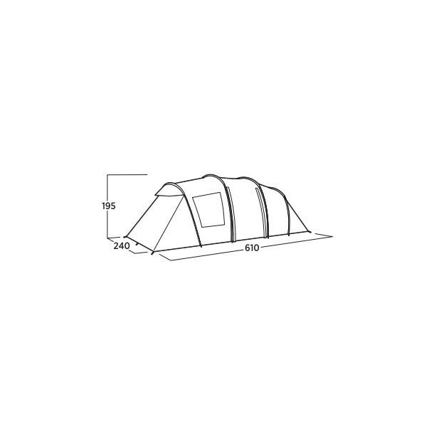 Easy Camp Leka Twin Telt 6 pers.