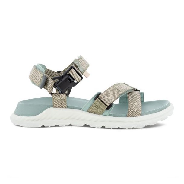 Ecco Exowrap Lady Sandal Sage Beige IceFlower