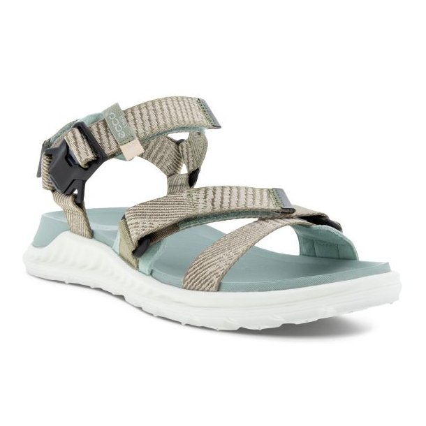 Ecco Exowrap Lady Sandal Sage Beige IceFlower