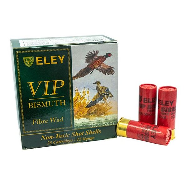 Eley VIP Bismuth Pap 12/65 Str. 4/28gram 25 Stk Haglpatron