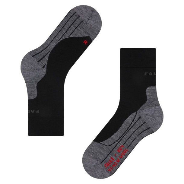Falke RU4 Endurance Wool Strmpe W Black-mix