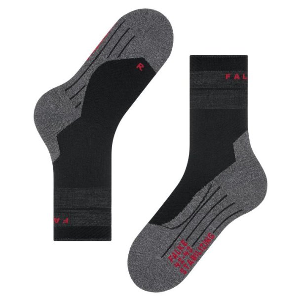 Falke TK Stabili W Kompressionsstrmpe Black