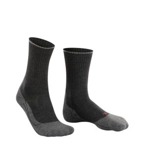 Falke TK2 Explore Wool Silk Strømpe Anthra Mel