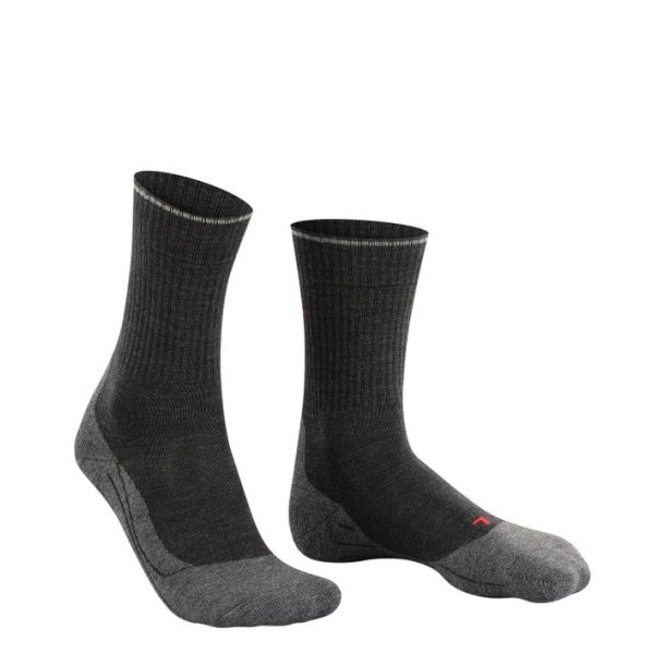 Falke TK2 Explore Wool Silk Strømpe Anthra Mel