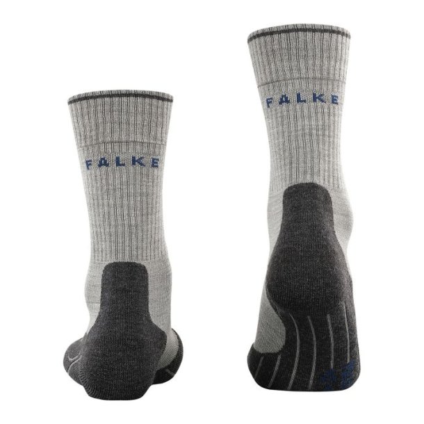 Falke TK2 Explore Wool Silk Strmpe W Light Grey