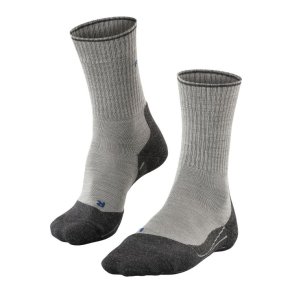 Falke TK2 Explore Wool Silk Strømpe W Light Grey