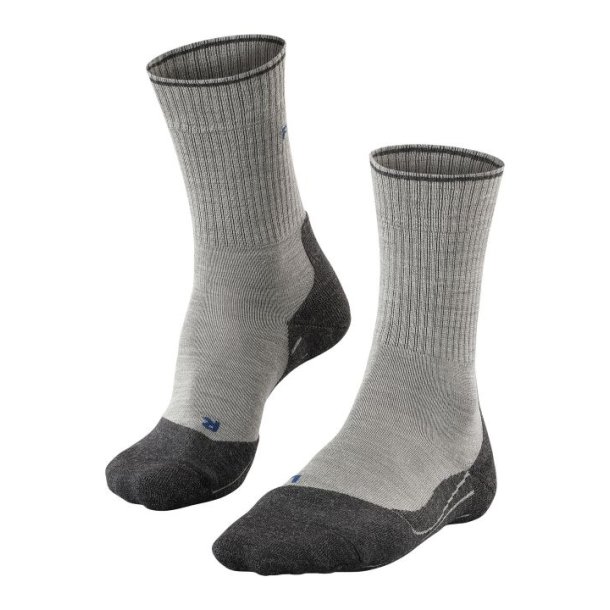 Falke TK2 Explore Wool Silk Strmpe W Light Grey