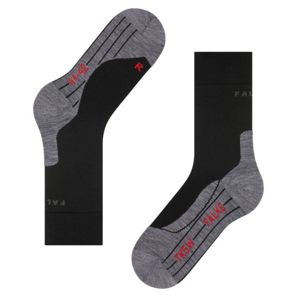 Falke TK5 Wander Wool Strmpe W Black-mix