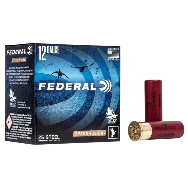 Federal Speed Shok 12/76 Str. 2/32gram 25 Stk Haglpatron