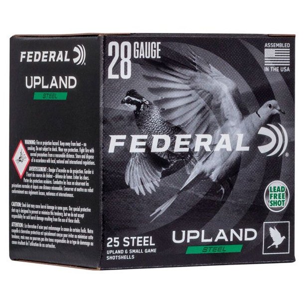 Federal Upland Steel 28/70 Str. 6/18gram 25 Stk Haglpatron