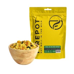 Firepot Dhal og Ris med Spinat Turmad