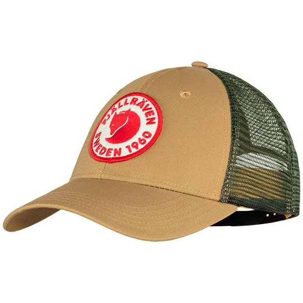 Fjllrven 1960 Logo Lngtradarkeps Cap Buckwheat Brown
