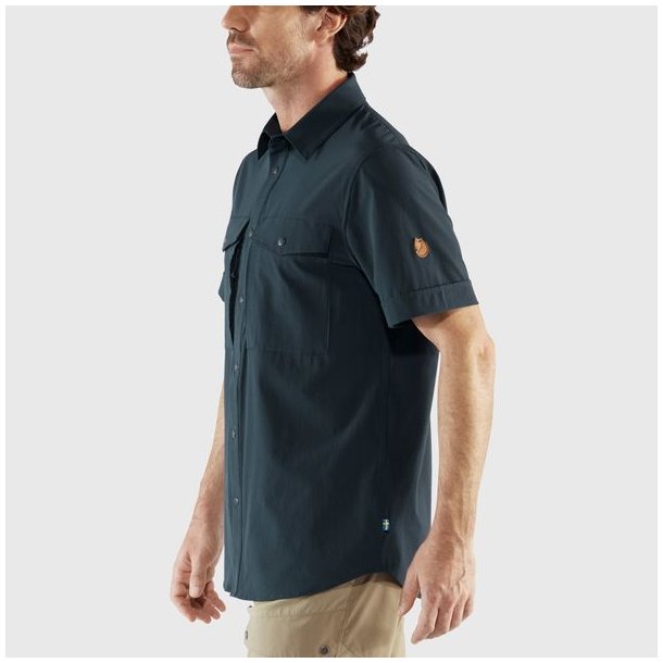 Fjllrven Abisko Trekking Shirt SS Dark Navy