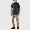 Fjllrven Abisko Trekking Shirt SS Dark Navy