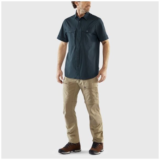 Fjllrven Abisko Trekking Shirt SS Dark Navy