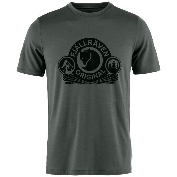 Fjllrven Abisko Wool Classic T-Shirt Basalt