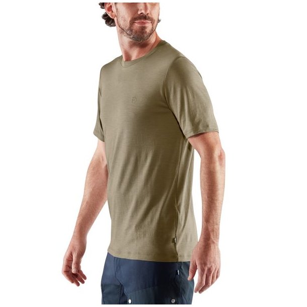 Fjllrven Abisko Wool Shirt SS Light Olive