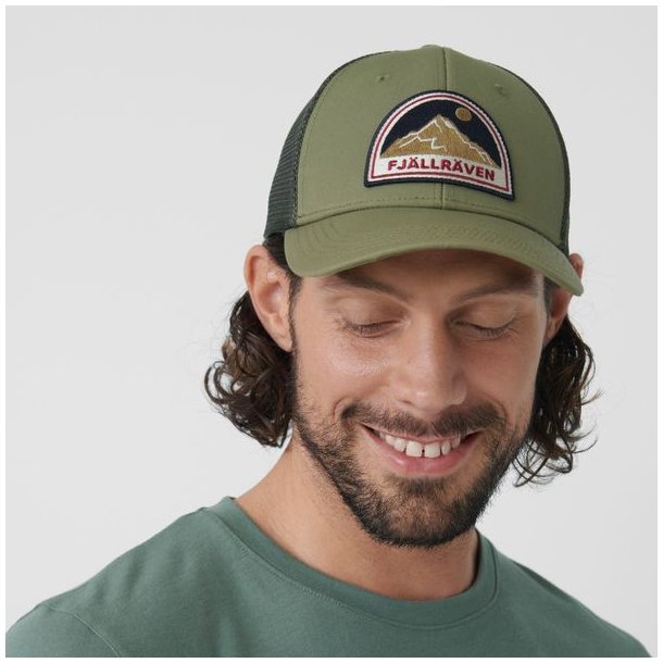 Fjllrven Badge Lngtradarkeps Cap Green