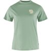 Fjllrven Boxy Logo Tee W Misty Green