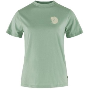 Fjllrven Boxy Logo Tee W Misty Green