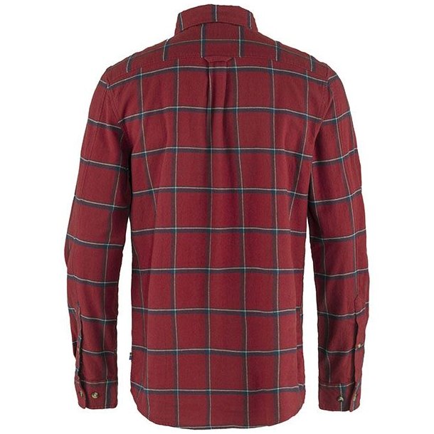 Fjllrven Comfort vik Flannel Shirt Red Oak-Navy