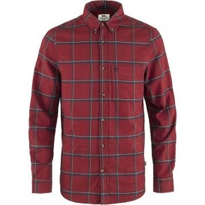 Fjllrven Comfort vik Flannel Shirt Red Oak-Navy