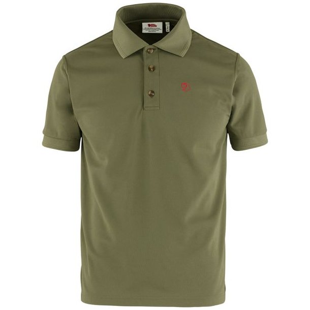 Fjllrven Crowley Pique Shirt SS Light Olive