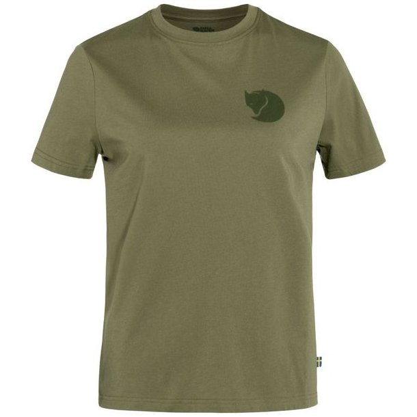 Fjllrven Fox Boxy Logo Tee W Green