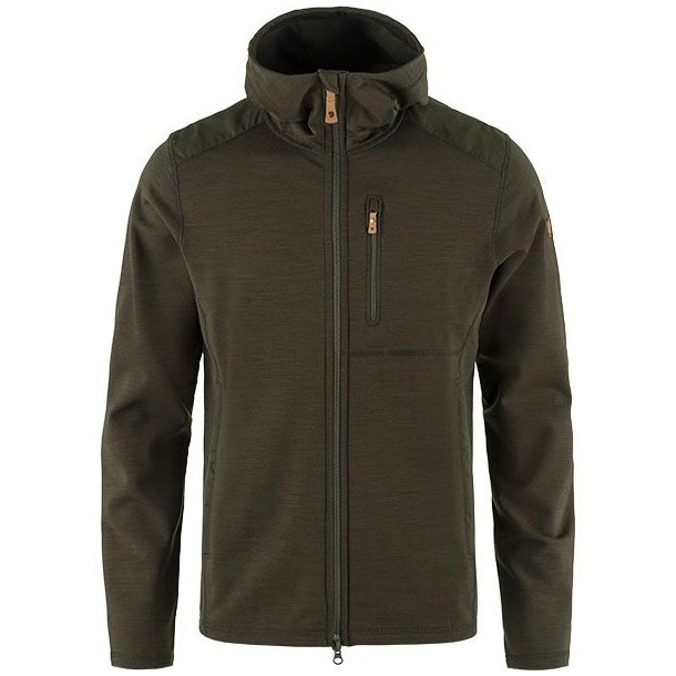 Fjllrven Keb Fleece Hoodie Deep Forest