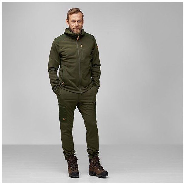 Fjllrven Keb Fleece Hoodie Deep Forest