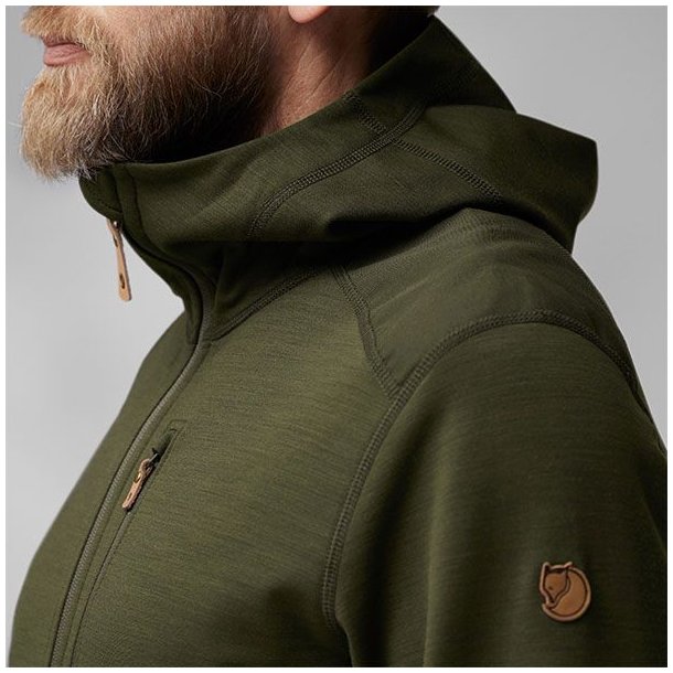 Fjllrven Keb Fleece Hoodie Deep Forest