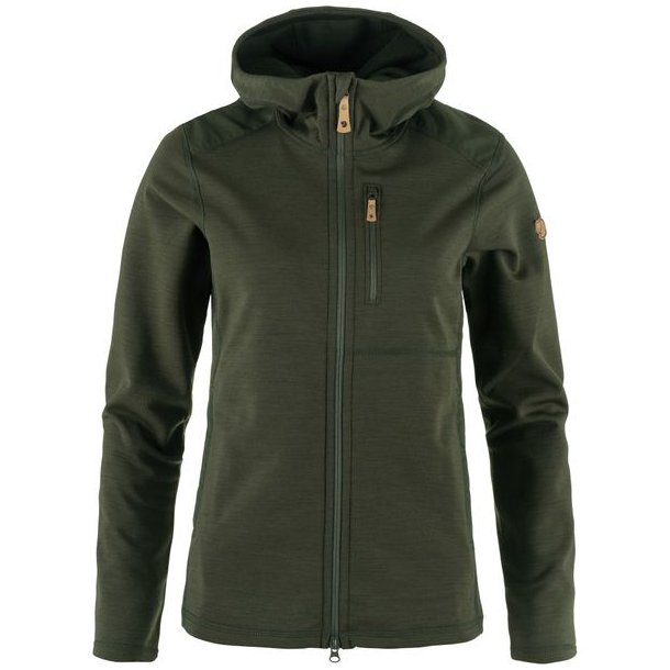 Fjllrven Keb Fleece Hoodie W Deep Forest