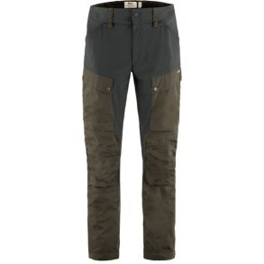 Fjllrven Keb Trousers Short  NBS Dark Olive-Dark Grey