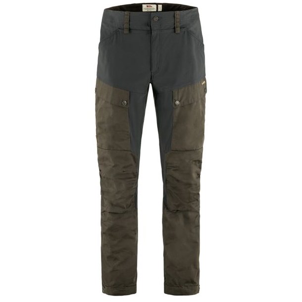 Fjllrven Keb Trousers Short  NBS Dark Olive-Dark Grey