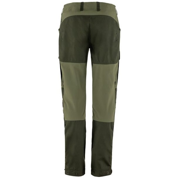 Fjllrven Keb Trousers W NBS Short - Deep Forest-Laurel Green