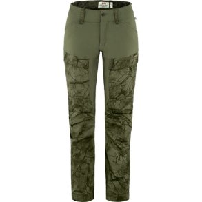 Fjllrven Keb Trousers W NBS Green Camo/Laurel Green
