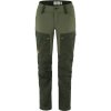 Fjllrven Keb Trousers W NBS Short - Deep Forest-Laurel Green