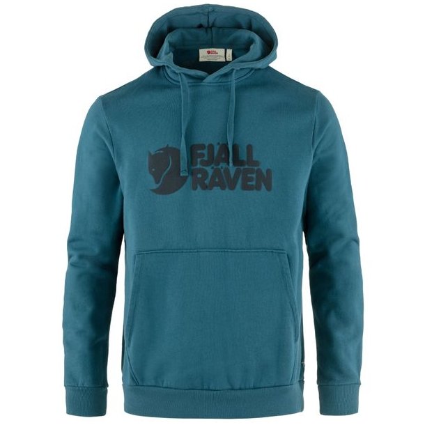 Fjällräven Logo Hoodie Deep Sea