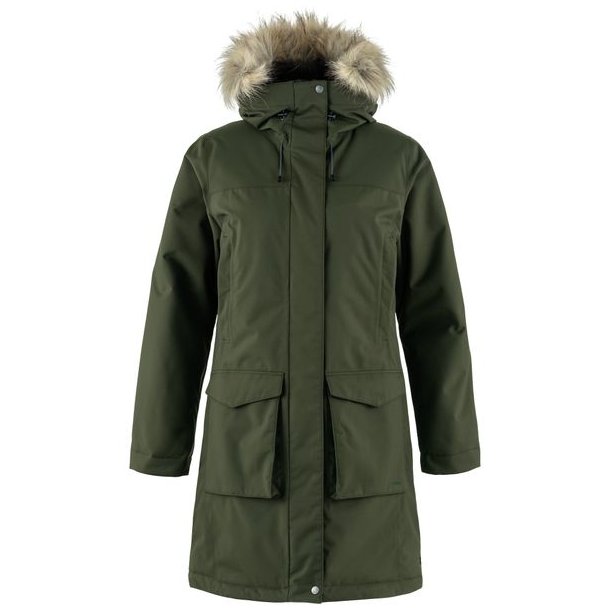 Fjllrven Nuuk Lite Parka W Deep Forest