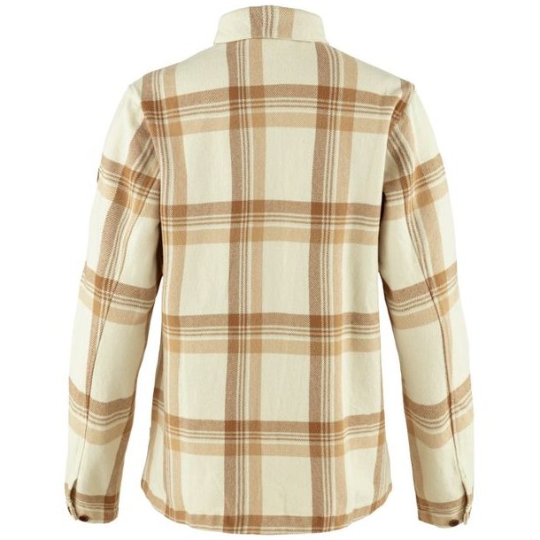 Fjllrven Singi Flannel Overshirt W Chalk White-Dune Beige